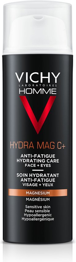 Vichy Homme Hydra Mag C+ Anti-Vermoeidheid Hydraterende Verzorging 50 ml