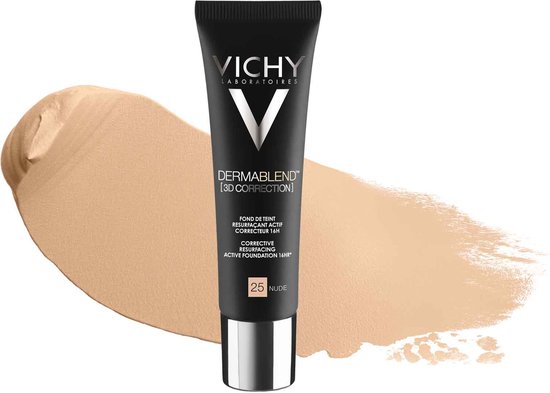 Vichy Dermablend 3D Correctie Corrigerende Egaliserende Actieve Foundation 16 uur SPF25 30 ml - Nude 25