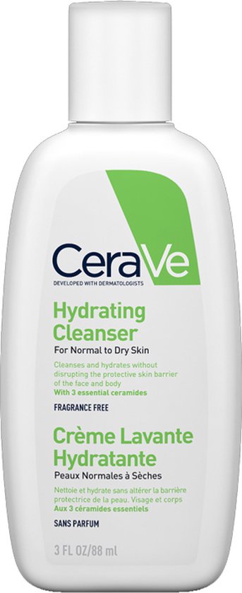 CeraVe Hydraterende Reinigingslotion voor Normale tot Droge Huid 88ml