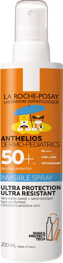 La Roche-Posay Anthelios Dermo-Pediatrics Onzichtbare Spray SPF50+ Zonder Parfum 200ml