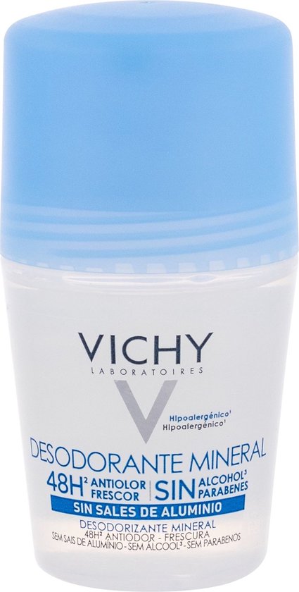 Vichy Minéral Deodorant 48u Optimale Tolerantie Roll-On 50 ml