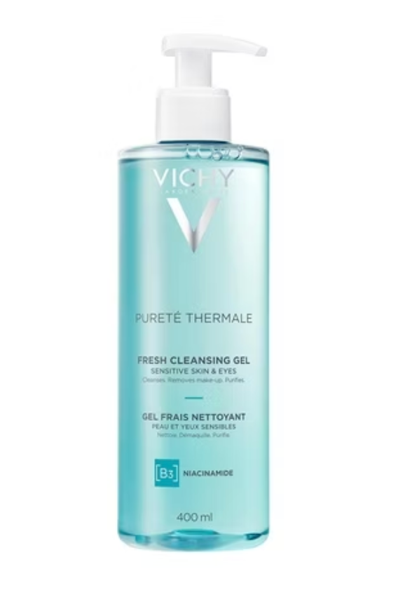 Vichy Pureté Thermale Verfrissende Reinigingsgel met Glycerine - Zachte Gelreiniger & Make-up Remover 400 ml