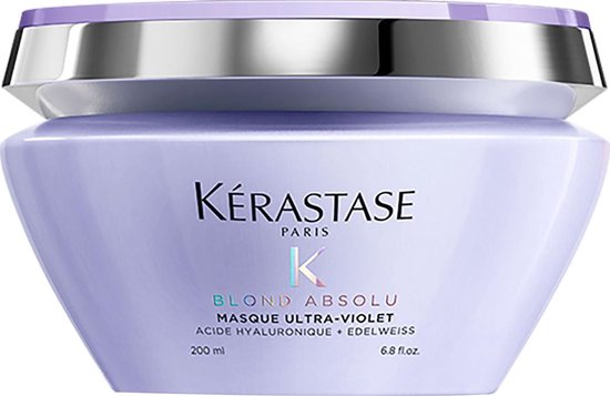 Kérastase Blond Absolu Anti-Geel Haarmasker met Hyaluronzuur en Edelweiss Bloem 200ml