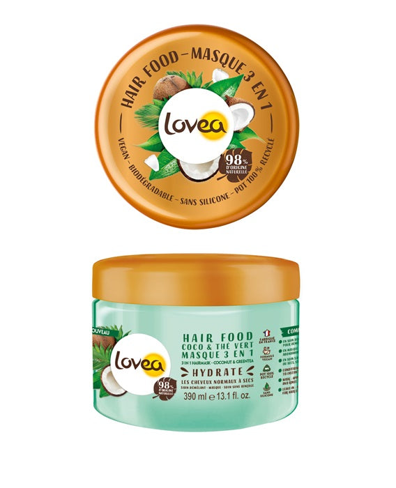 Lovea Haarmasker 390ml Coco&Green Tea