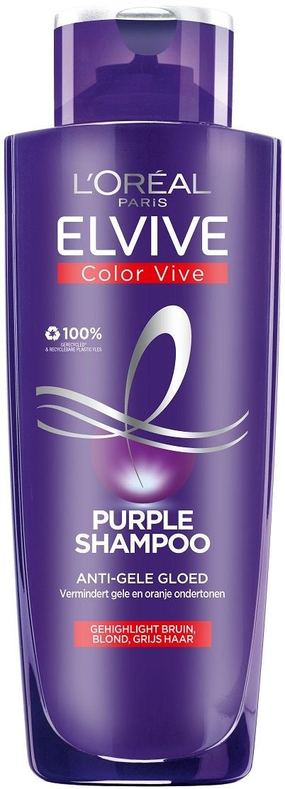 Elvive Shampoo 200ml Purple Zilver Care