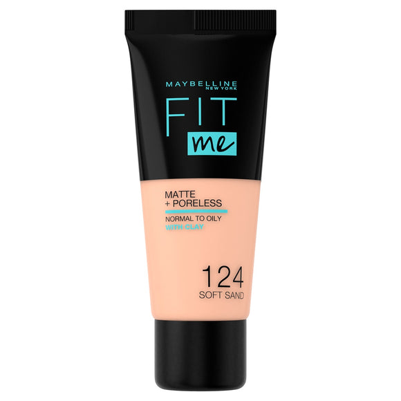 Maybelline Foundation Matte Fit Me 124