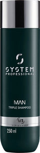 System Professional Man Triple Shampoo M1, 250ml