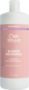 Wella Invigo Blonde Recharge Cool Neutralizing Shampoo 1000ml