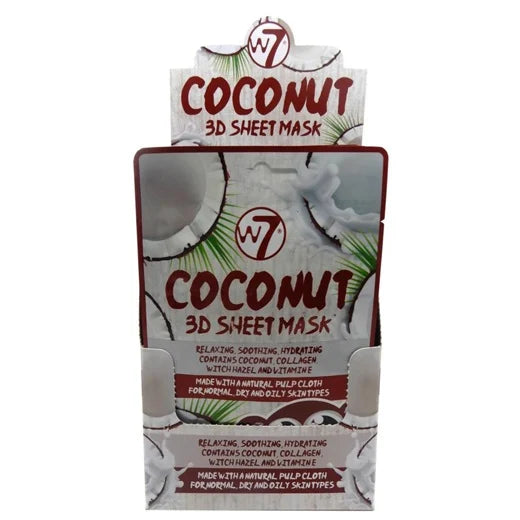 W7 Masker 3D Sheet Coconut