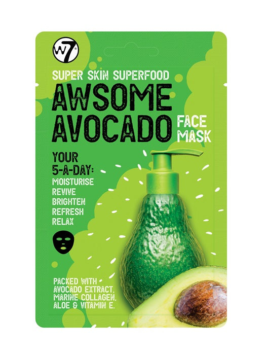 W7 Masker Superfood Awsome Avocado