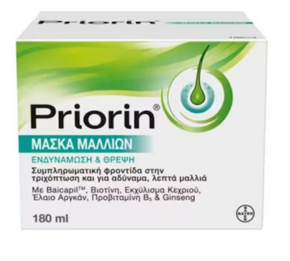 Priorin Haarmasker Voor Dunner Wordend Haar 180ml