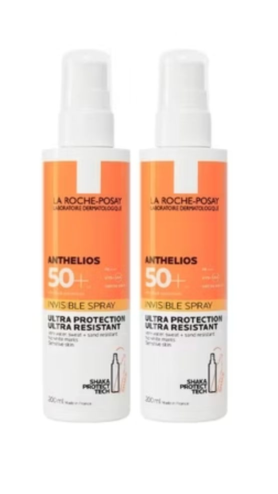 La Roche-Posay Anthelios Onzichtbare Spray SPF50 2x200ml