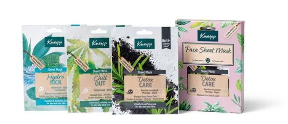 Kneipp GSV Face Sheet Maskers 3st.